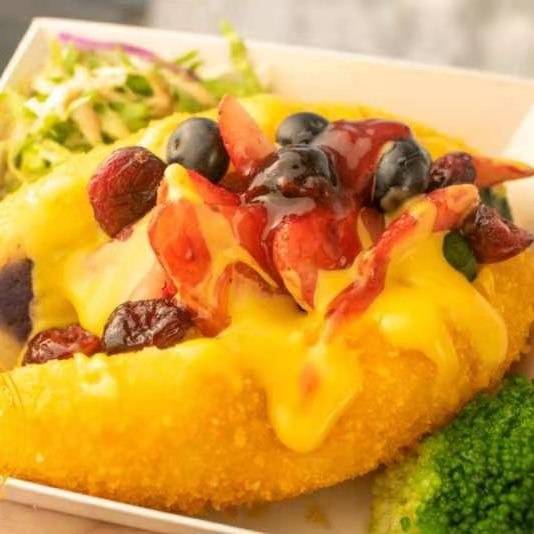 名字|吃轻食如果还认为是在吃草,证明你已经OUT了,彩色土豆堡美味得不得了