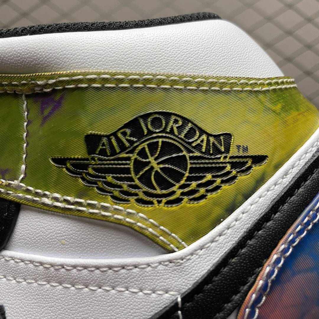 成像|耐克NIKE Air Jordan 1 Mid SE AJ1乔丹一代中帮白黑彩热感应 DM7802-100?