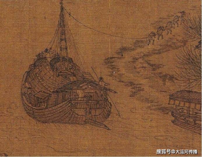 运河文化清明上河图里的船只
