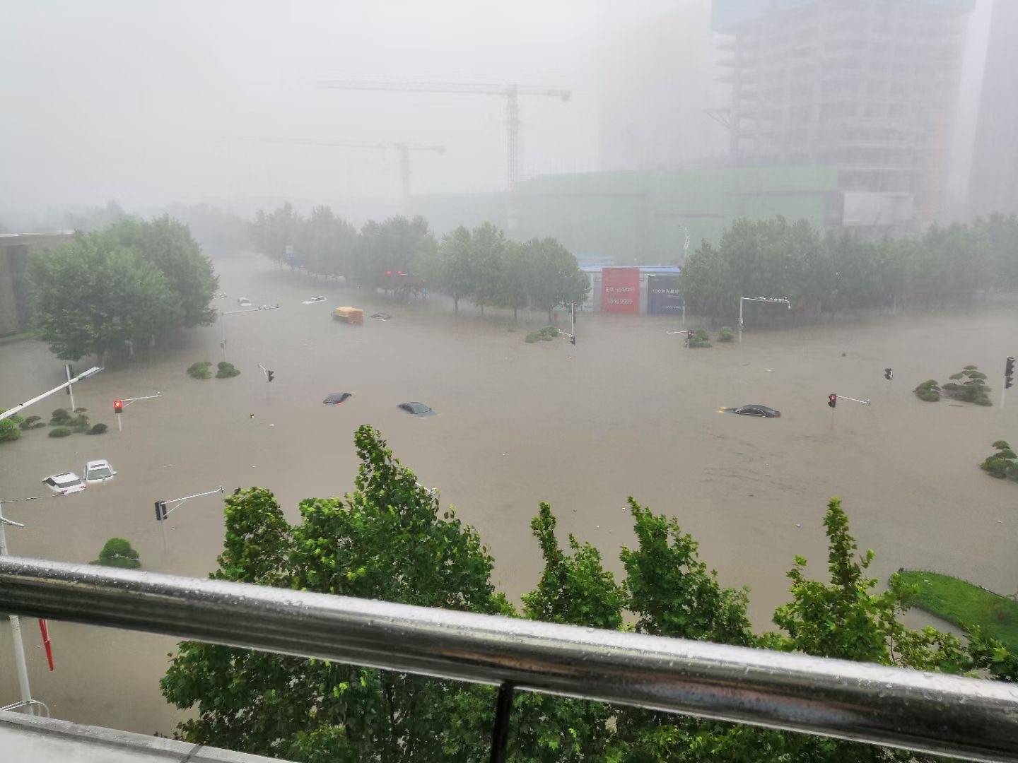 河南兰考暴雨图片