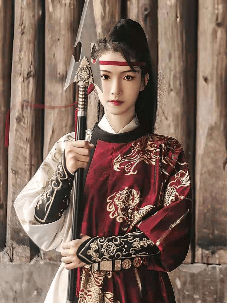 汉服|利用购物app买什么都省，做一个作用无数华服的袍子