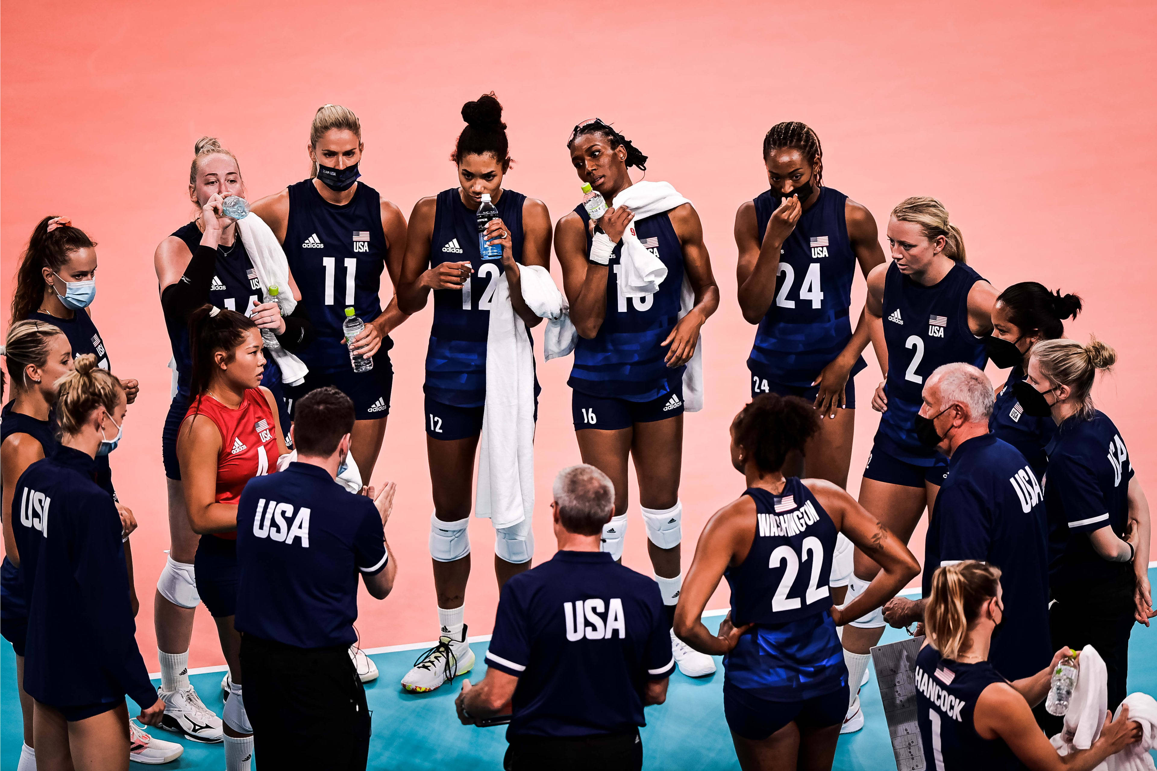 美国女排3:0战胜阿根廷女排,东京奥运会