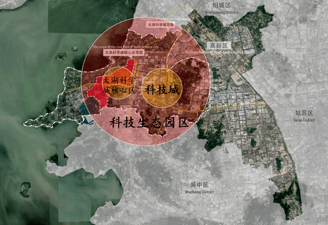 阳山高等教育区太湖科学城核心区10平方公里主要是南大苏州校区所在地