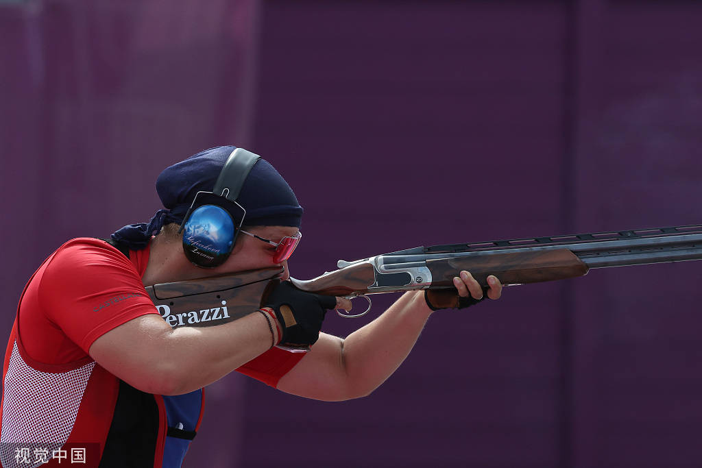 北京时间7月29日,2020年东京奥运会女子多向飞碟射击决赛如期进行