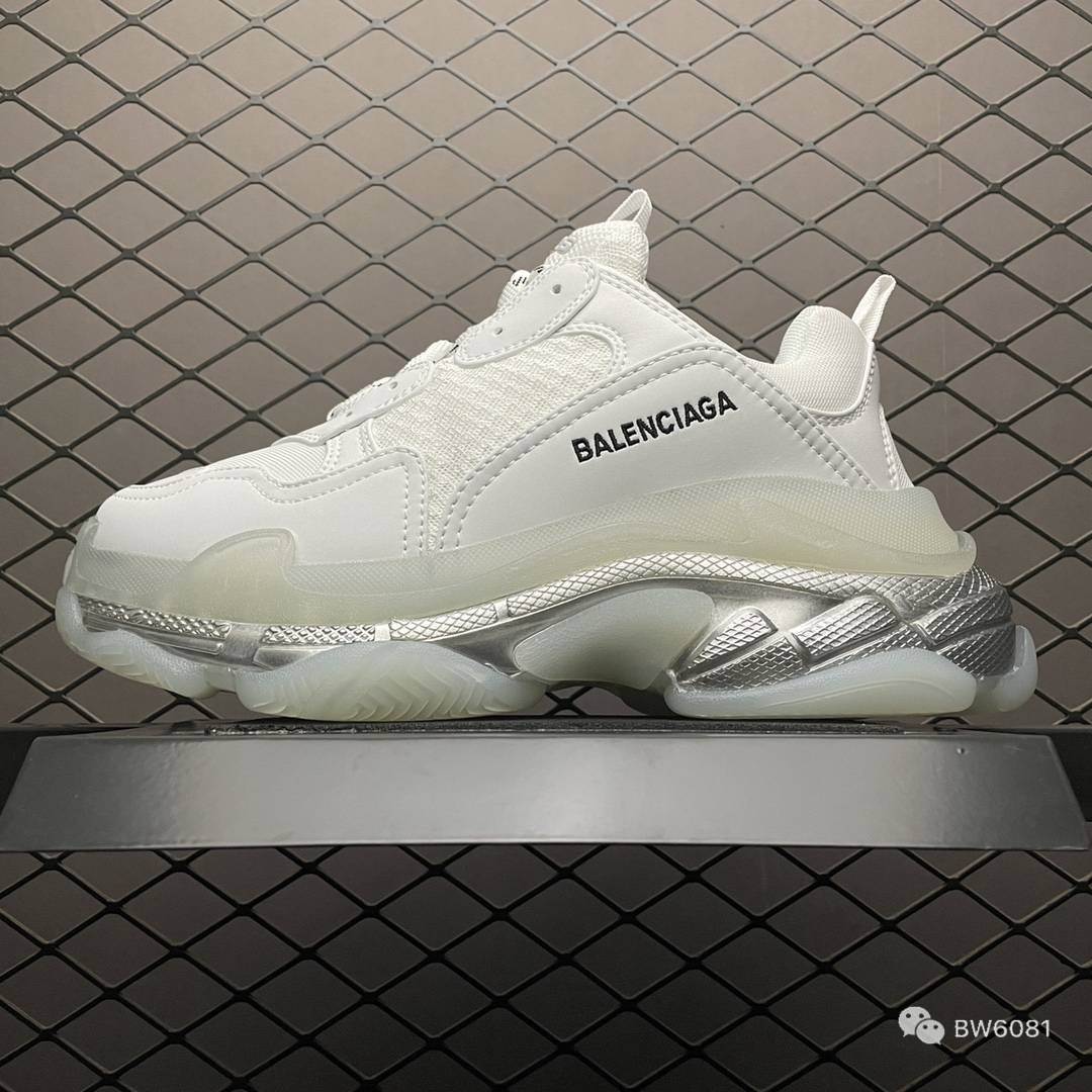 品牌|巴黎世家Balenciaga Triple S Clear Sole Sneaker厚底增高运动姥爷气垫球鞋