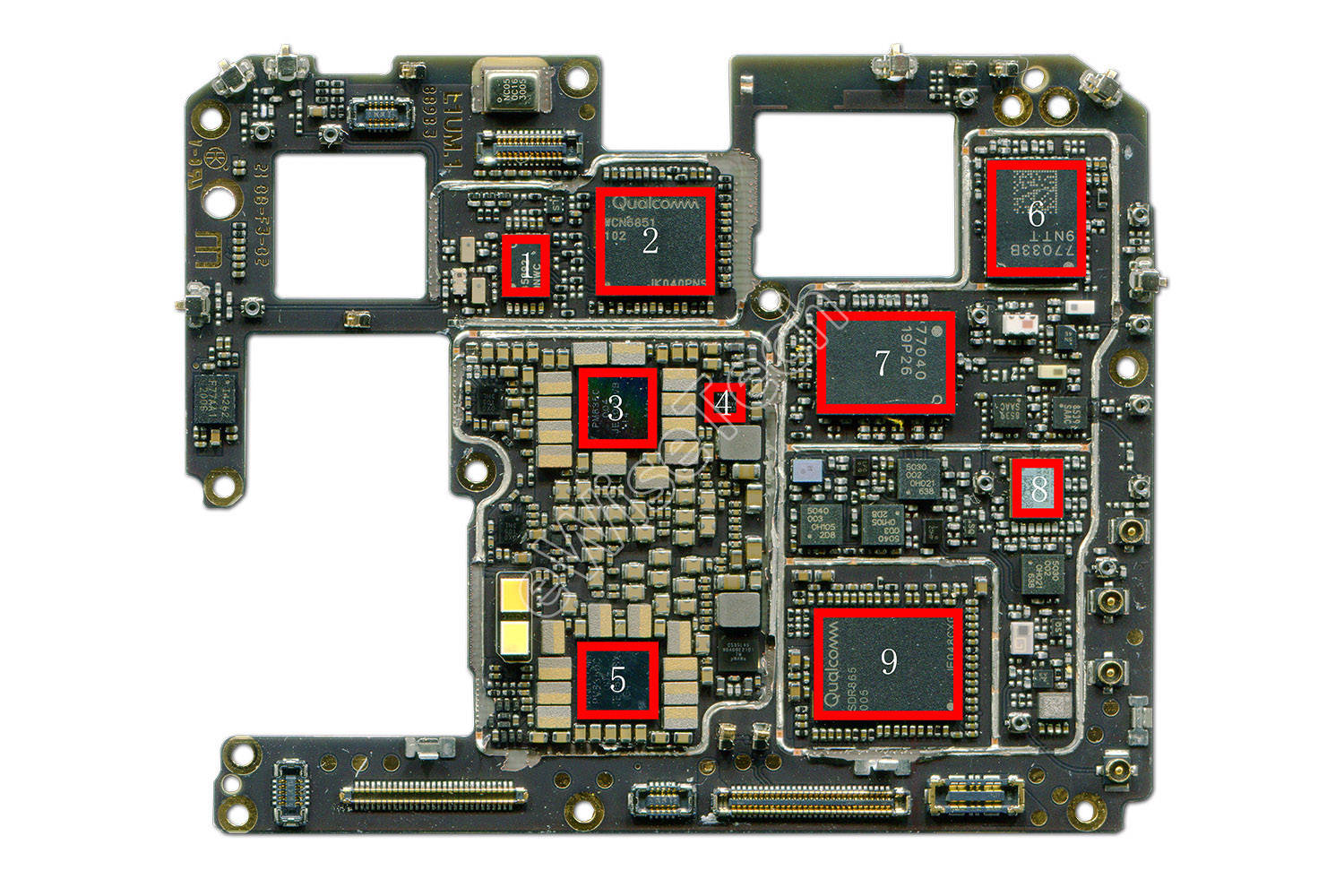 qualcomm- pm8350-电源管理芯片4:cirrus logic- cs35l45-音频放大器