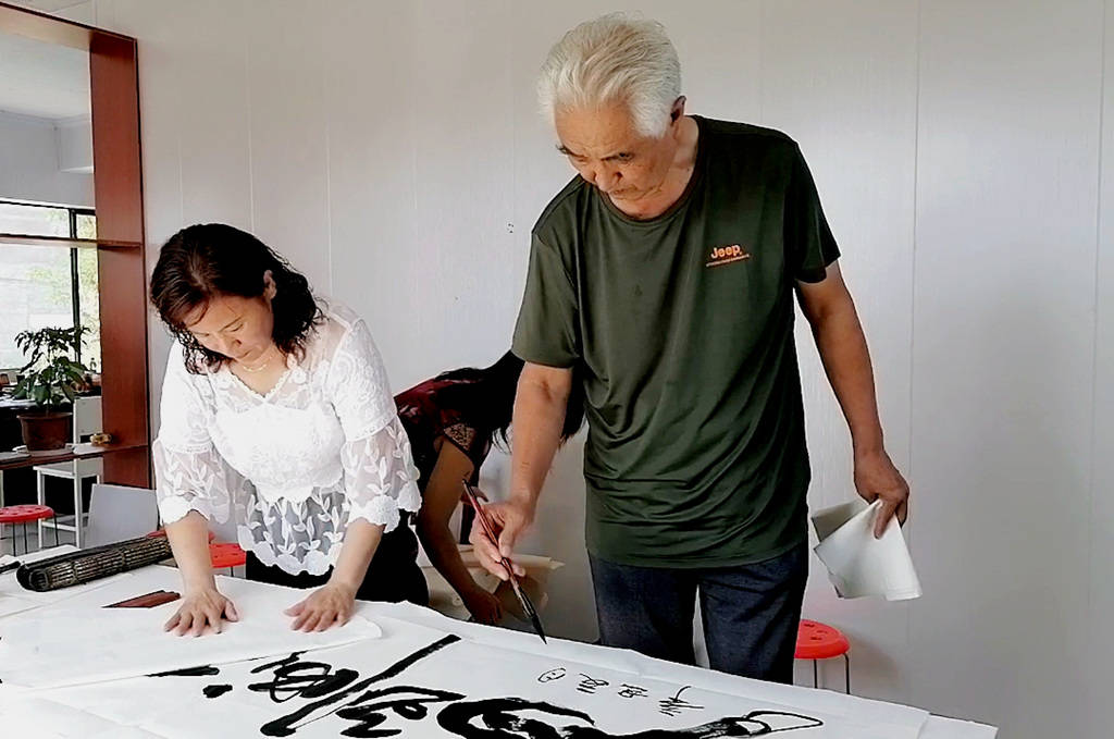 书法家郭志强,毛体书法家陈崇锋,隶体名家罗振民,行书名家宋法,洛阳德