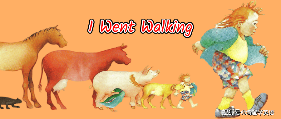 英语启蒙:绘本精读 手工游戏-i went walking_what