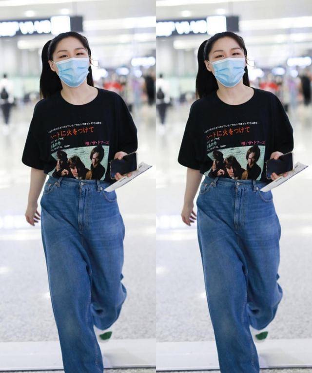 身材|金靖的身材不输别的女明星，肤色白得晃眼，让人移不开视线