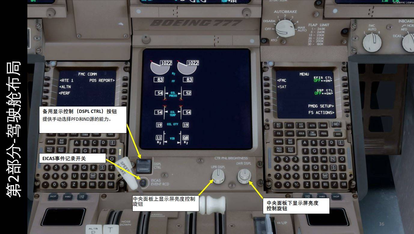 模拟飞行p3d波音777客机中文指南27系统信息