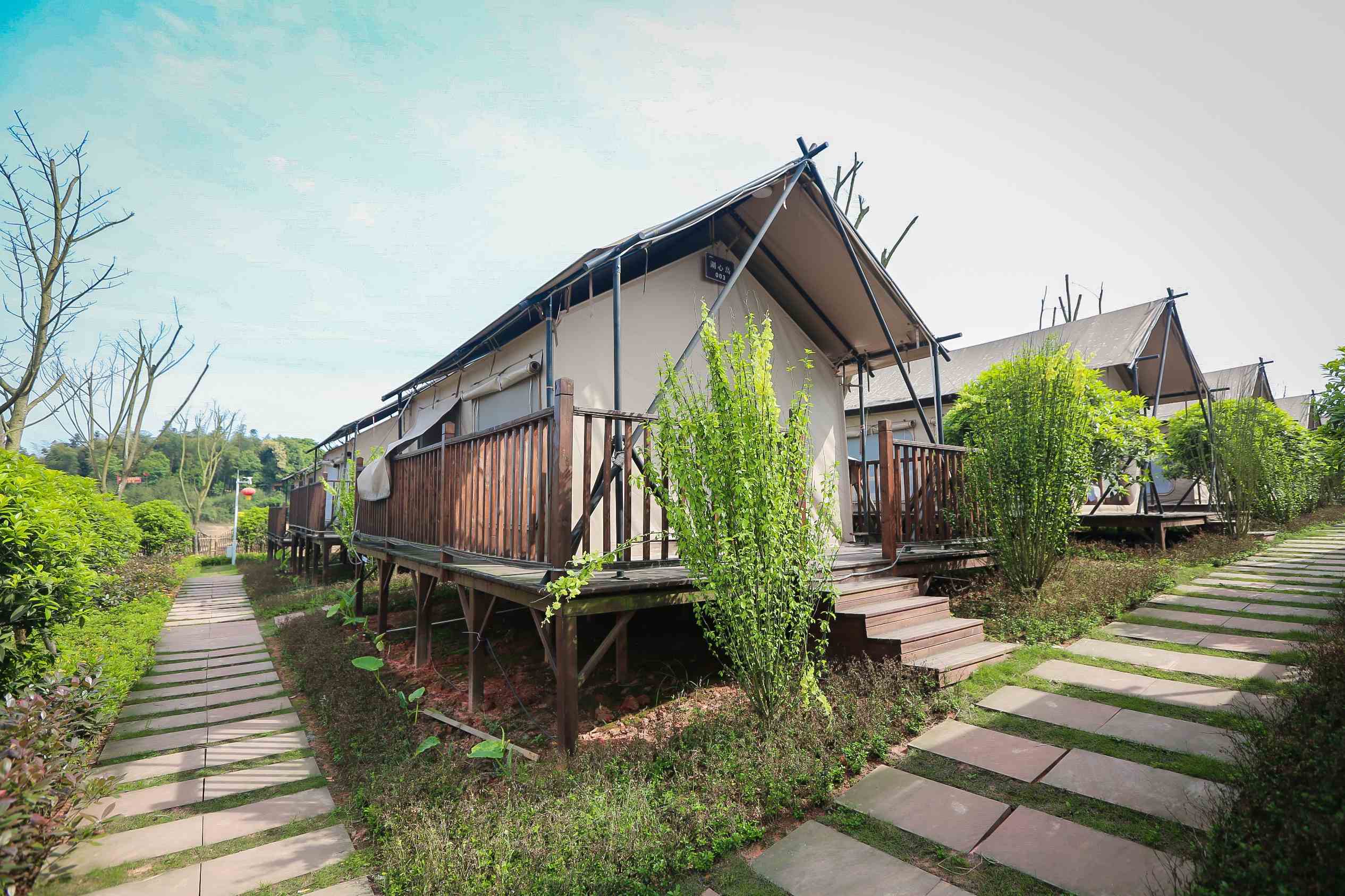 帐篷酒店实景图避暑·度假·鲜氧约21℃的湖山美好正盛避暑,就来金龙