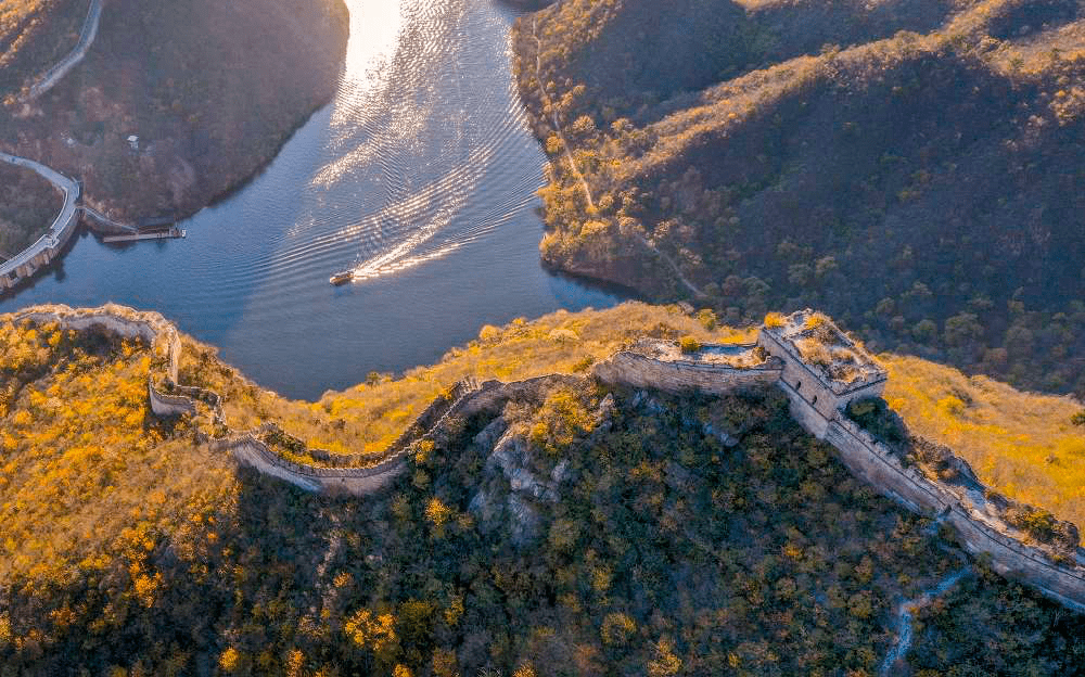 长城俯视图高清图片图片