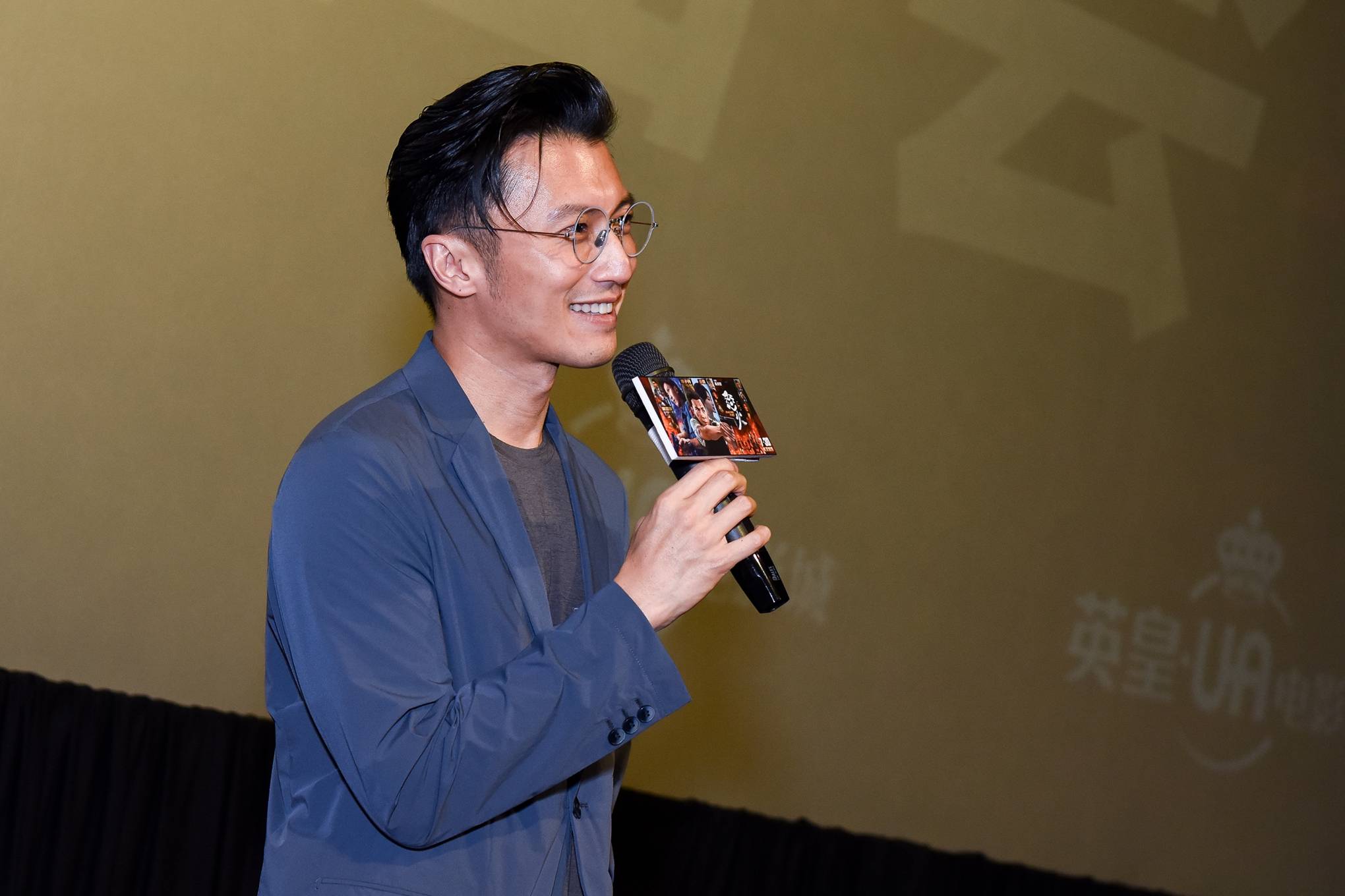 2021年8月11日,广东省佛山市,谢霆锋携《怒火·重案》来到佛山各大