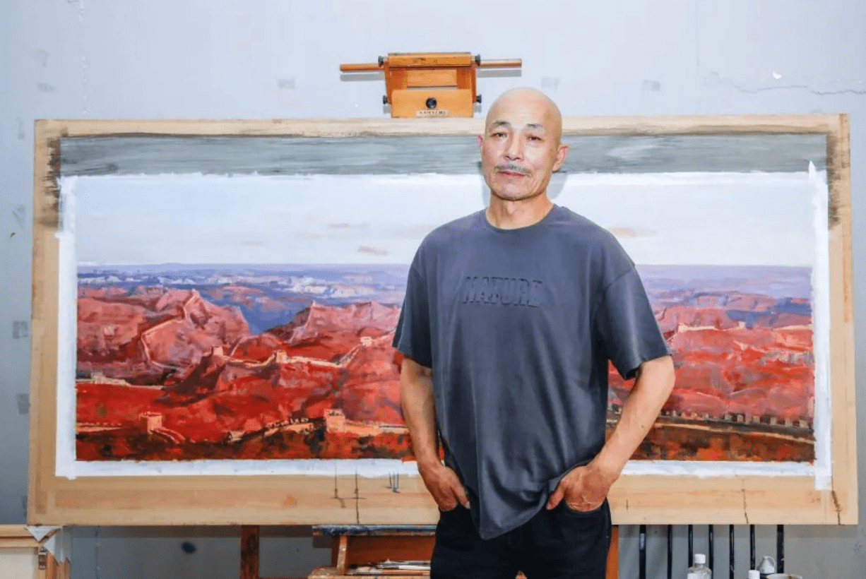 画家王君瑞美术作品红旗渠