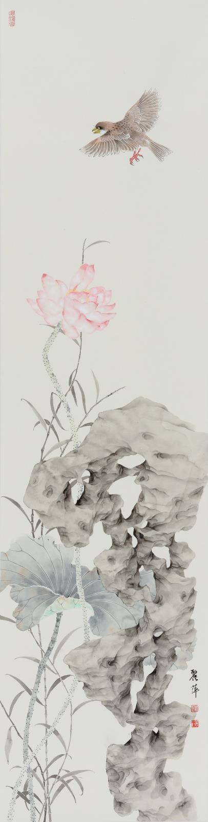 画家张丽萍花鸟画作品赏析