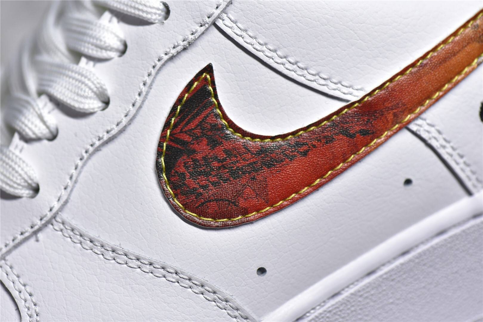 Nike|耐克德鲁联赛 Nike Air Force 1 Low Drew League 空军一号白橙运动鞋