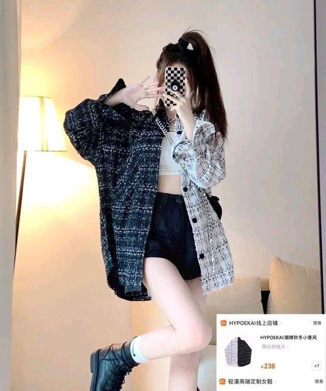 韩系拽|初秋韩系拽酷辣妹穿搭分享