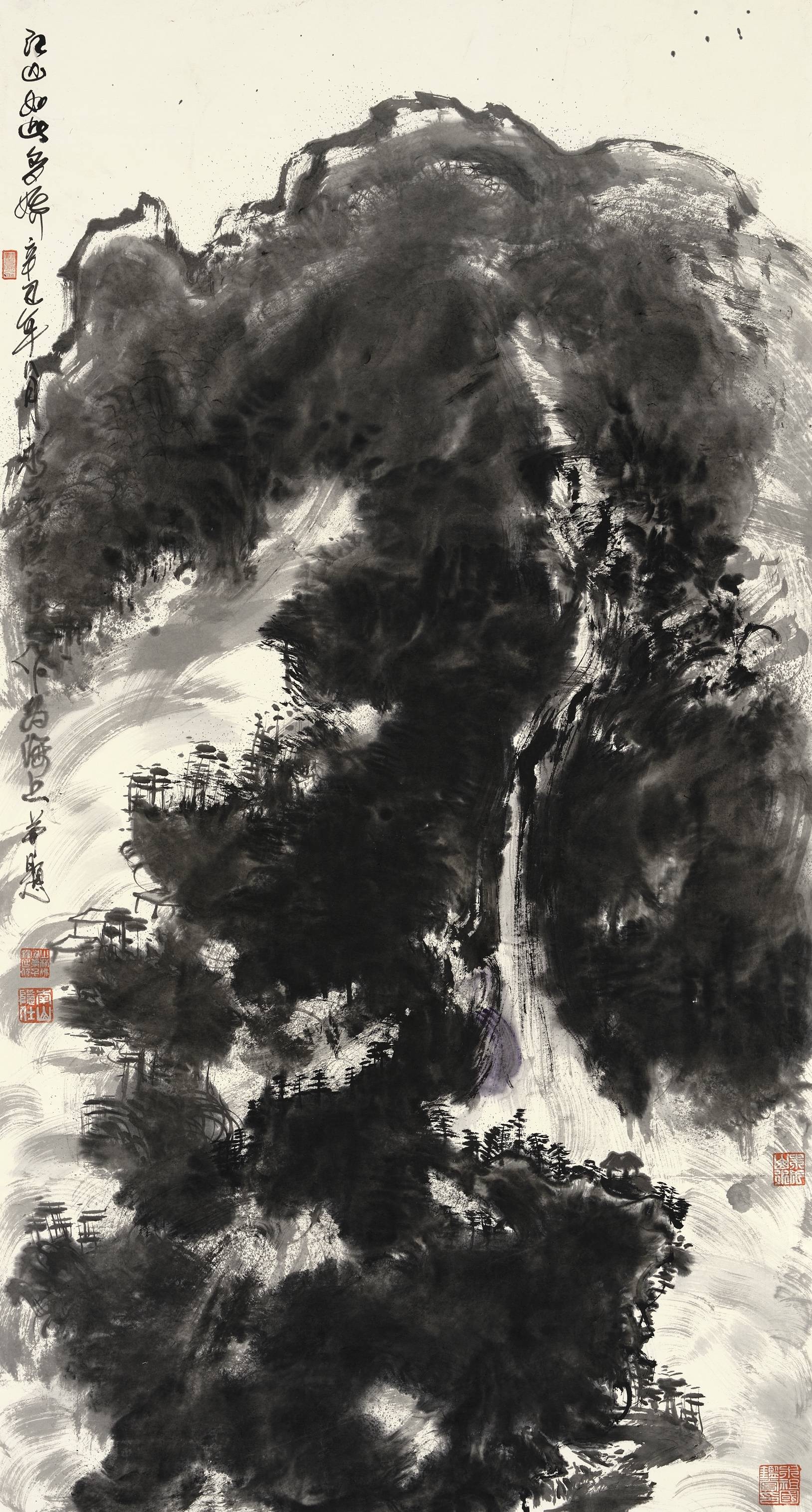 博观约取,厚积薄发 ——国画家,画鹰大家,指墨画艺术大师朱祖国_山水