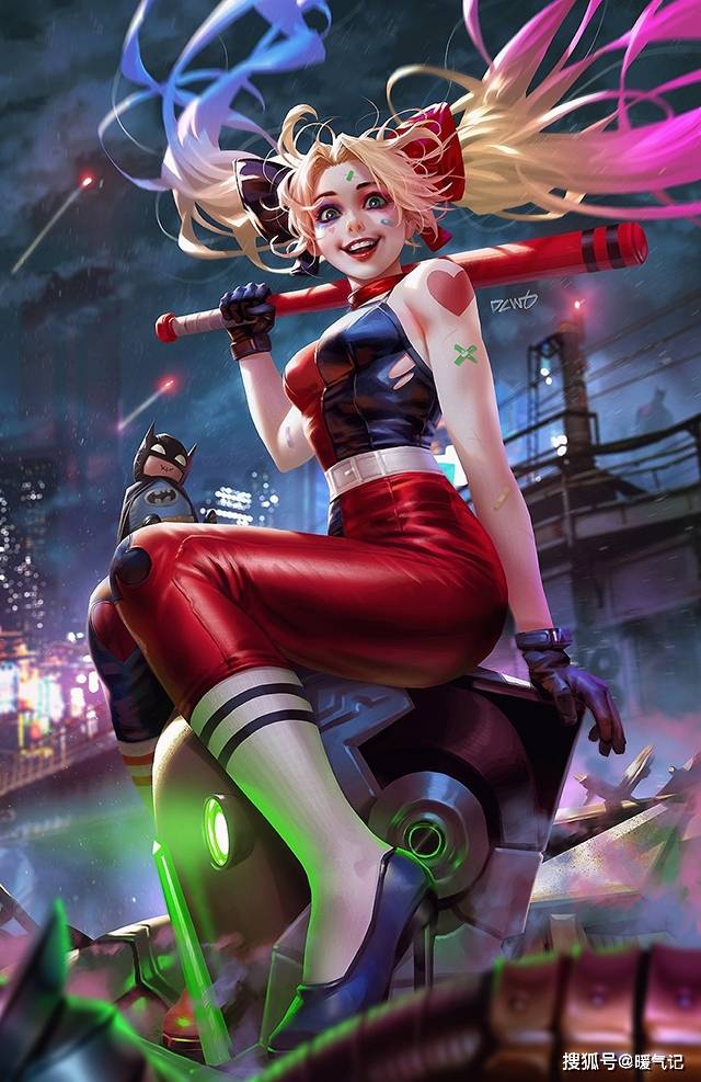 漫画哈莉奎茵第9期独家绘制的变体封面图