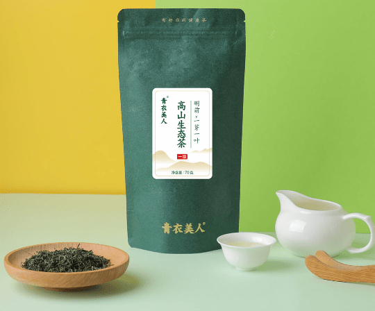 青衣美人明前 高山生态茶 川茶绿茶芽头