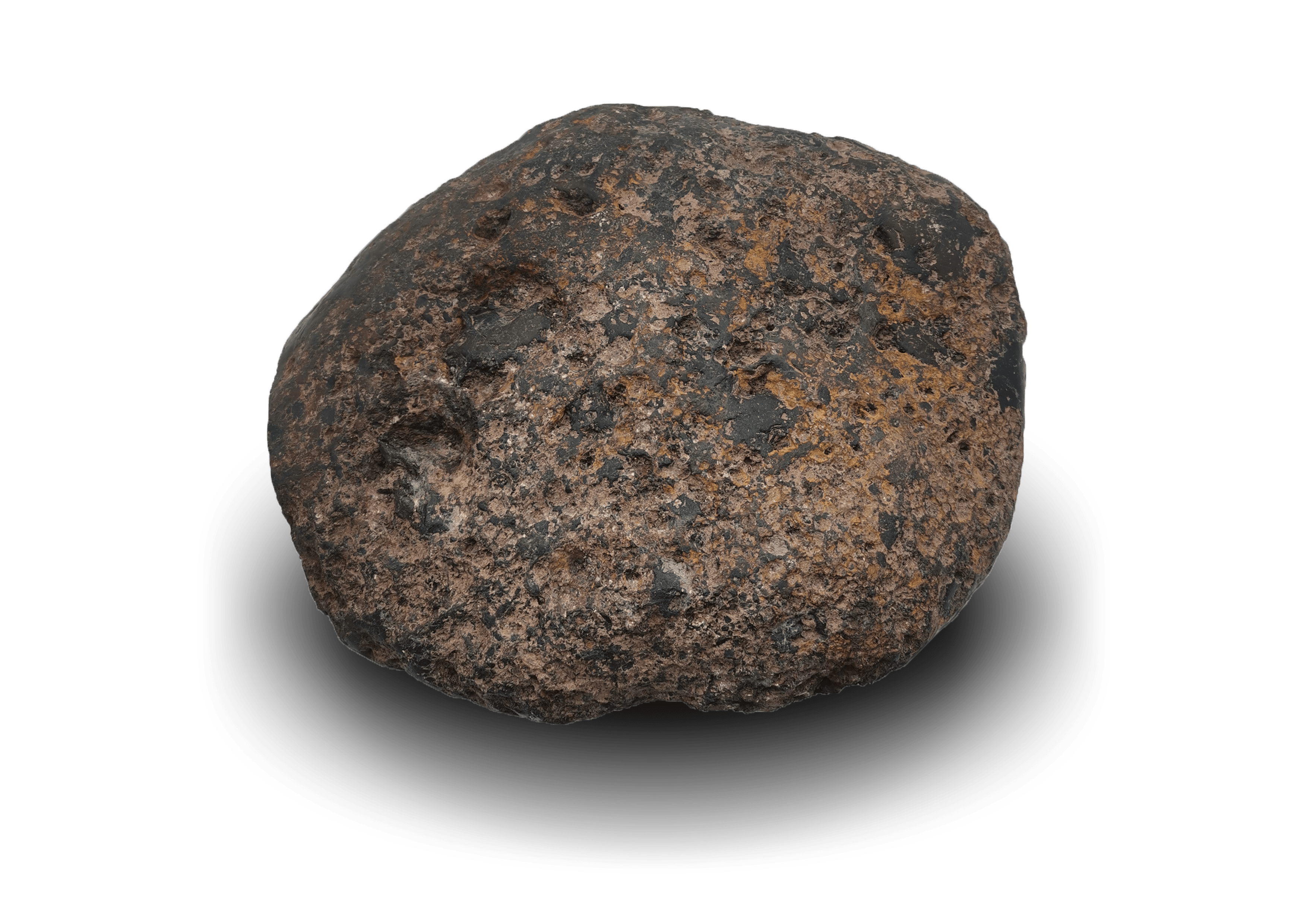 橄榄岩陨石图片