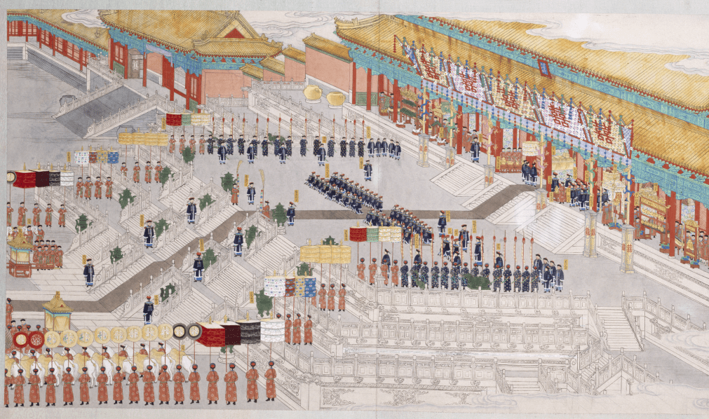 光绪大婚图中的太和殿