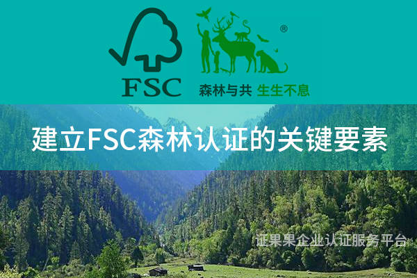 建立fsccoc森林認證的關鍵要素有哪些