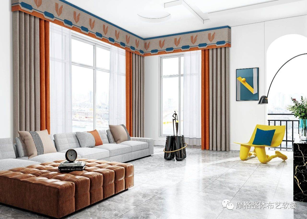 摩格窗帘轻纱摇曳风情万种艺术感十足