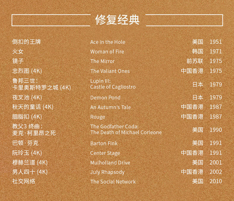 第十一届北京国际电影节"北京展映"最新片单出炉 9月14日开放线上售票