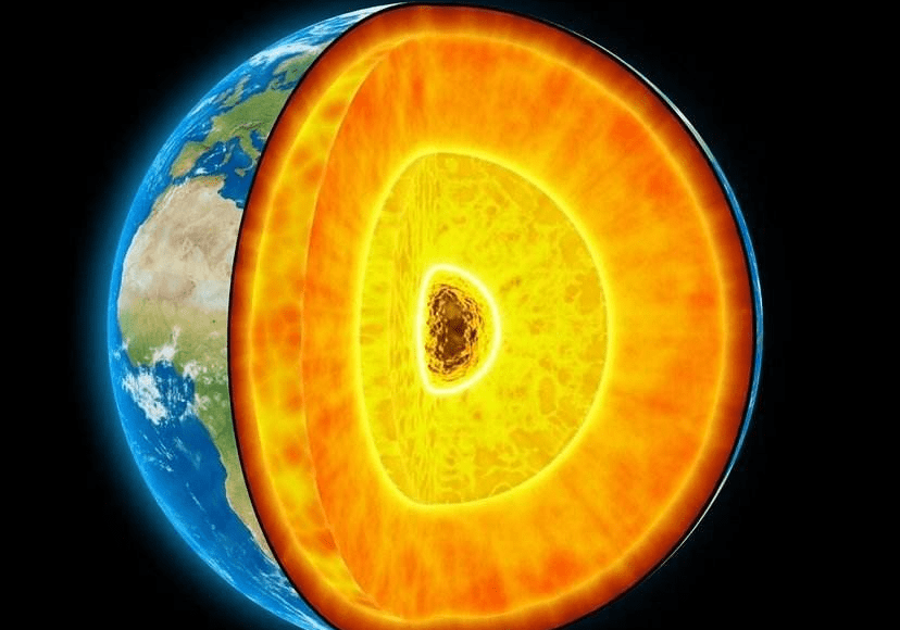 地球地核處的溫度與太陽表面相當,為什麼會有這麼高的溫度?