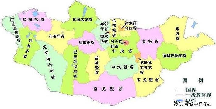 蒙古国肯特省位置图片