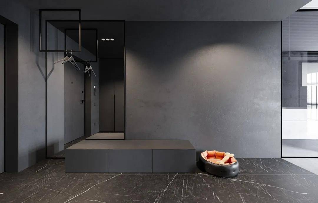 莫兰迪色系高级灰极简工业风格设计