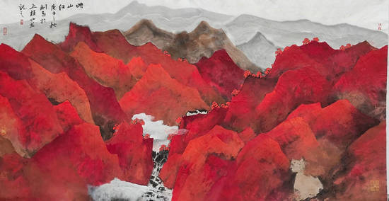 中国写意重彩山水画创始人武剑飞艺术成就展将在世纪来美术馆隆重举行