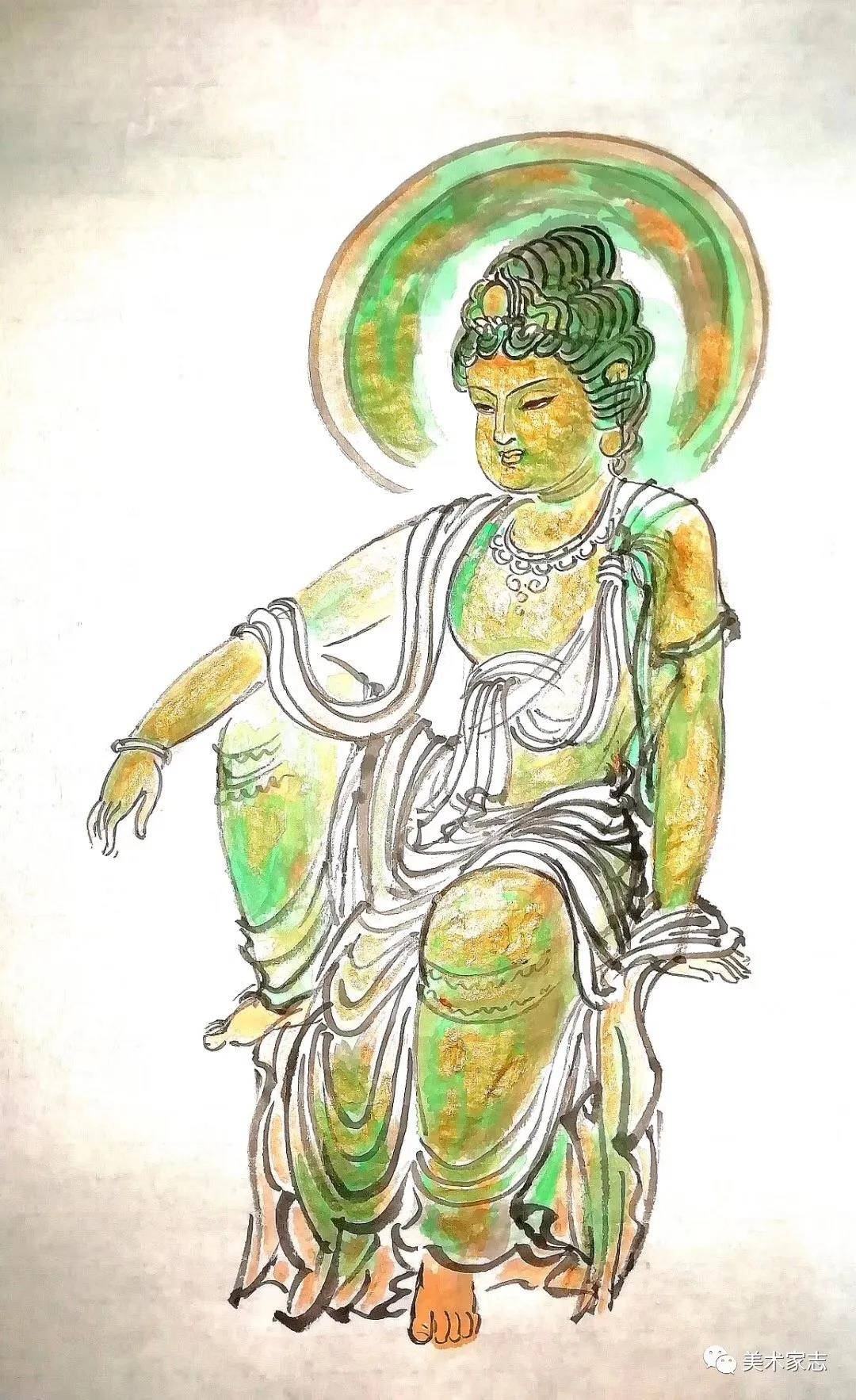 当代美术家网 · 官网主办 | 寻艺 · 山东代表之水墨菩萨代表画家宋