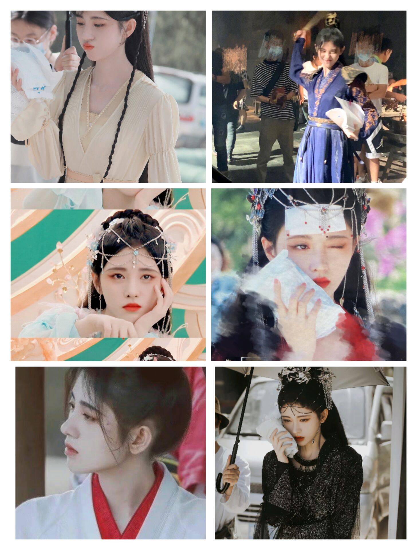 永久|鞠婧祎《花戎》曝路透，一袭黑衣化身暗黑美人，网友：反差感拉满