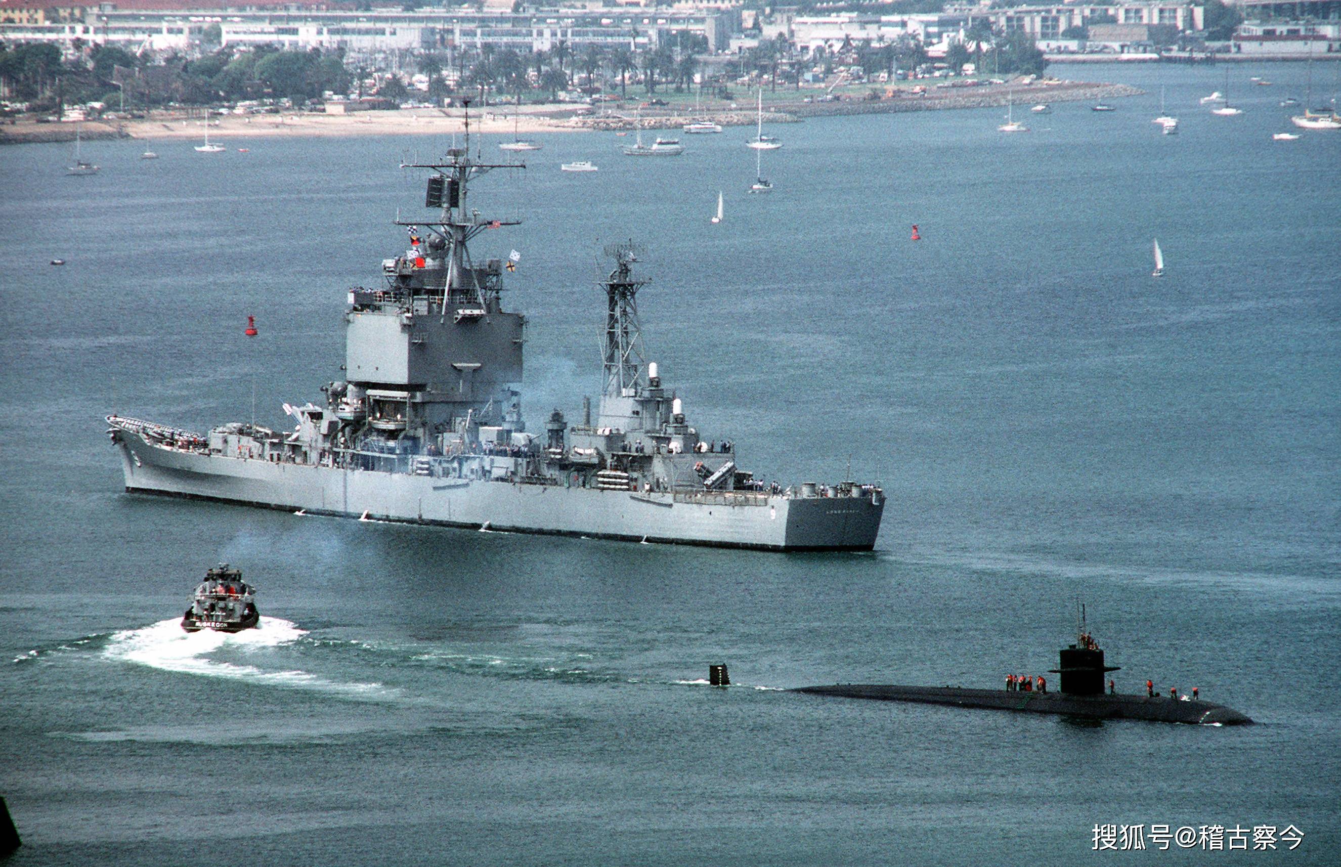 原创长滩号巡洋舰造价比航母还高世界第一艘核动力武器配备全是导弹