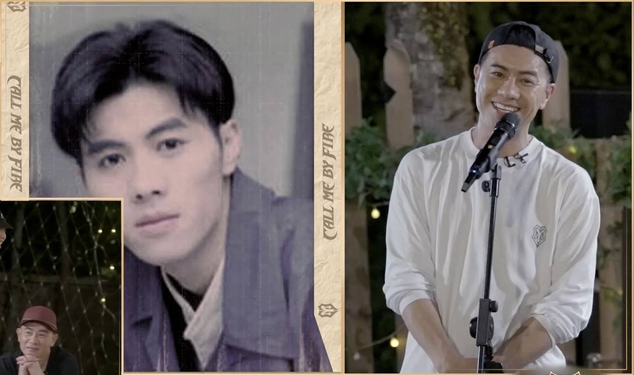 梁汉文与"鲜肉"的自己同框,多了时光的痕迹也多了岁月沉淀欧阳靖曝光