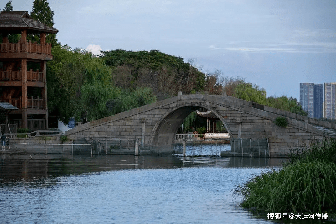 運河旅遊蘇州運河十景8石湖五堤石湖佳山水五堤景緻美