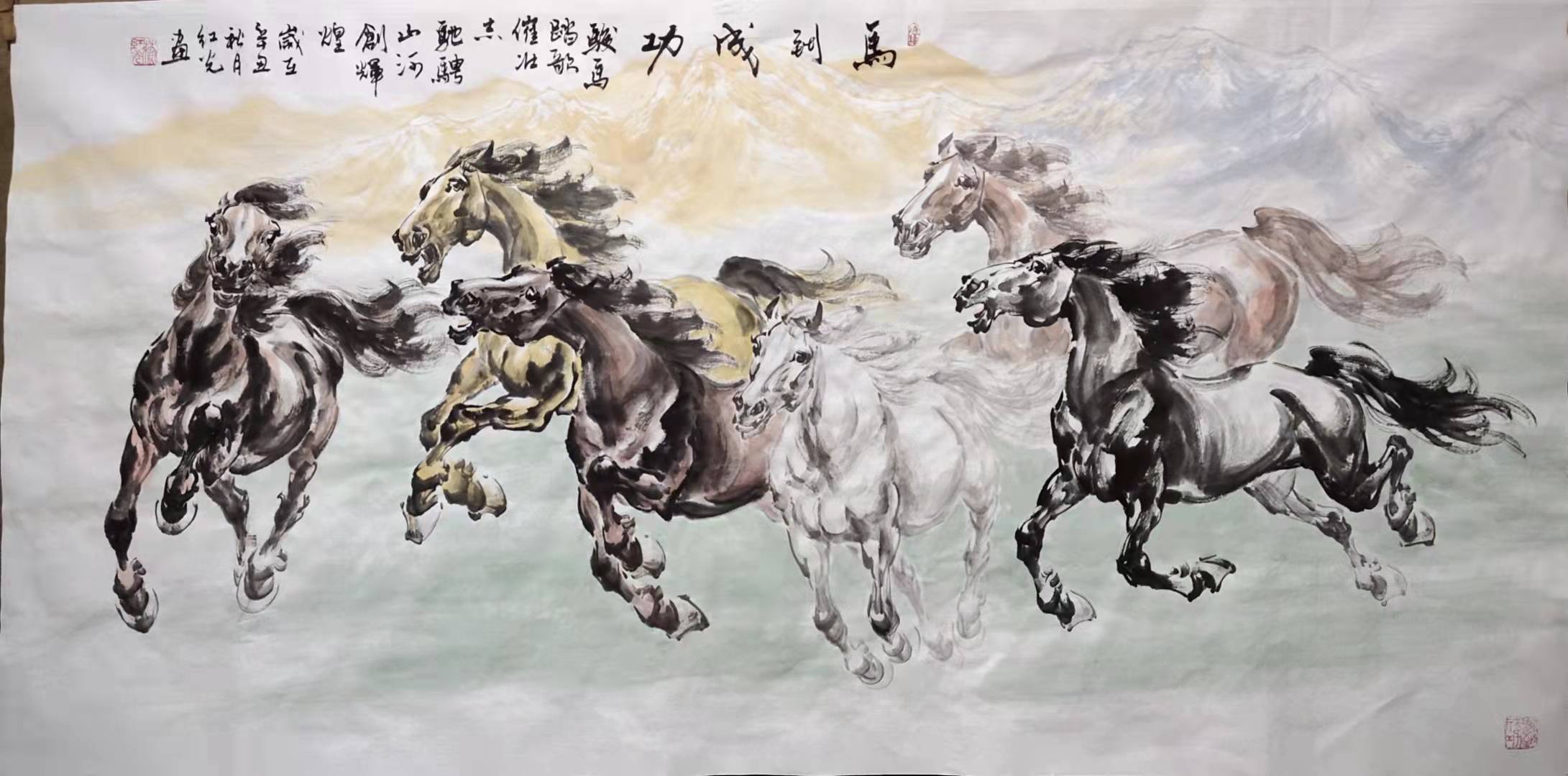 桂林书画家蒋才智,苏红光泛珠笔会行