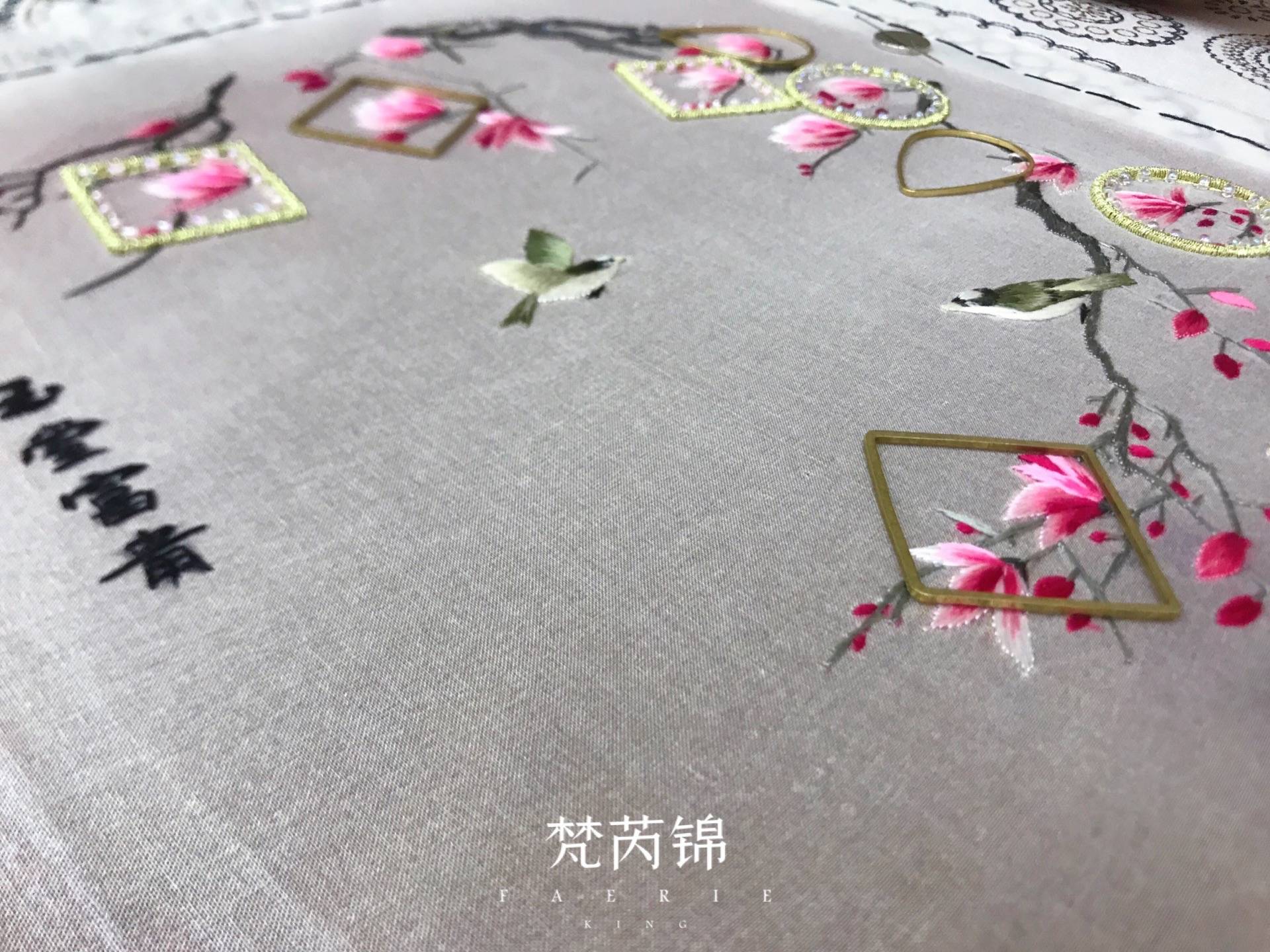 感觉 手工刺绣法式刺绣梵芮锦刺绣