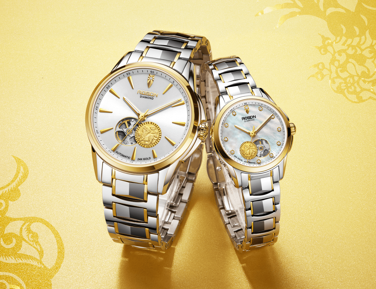 rosdn劳士顿情侣机械腕表,男女都喜欢的一款特别礼物_手表