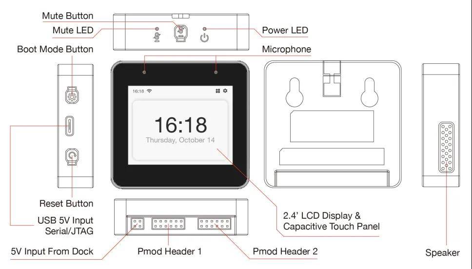 乐鑫ai语音开发套件esp32 s3 box,飞睿科技乐鑫代理商,智能设备开发技术
