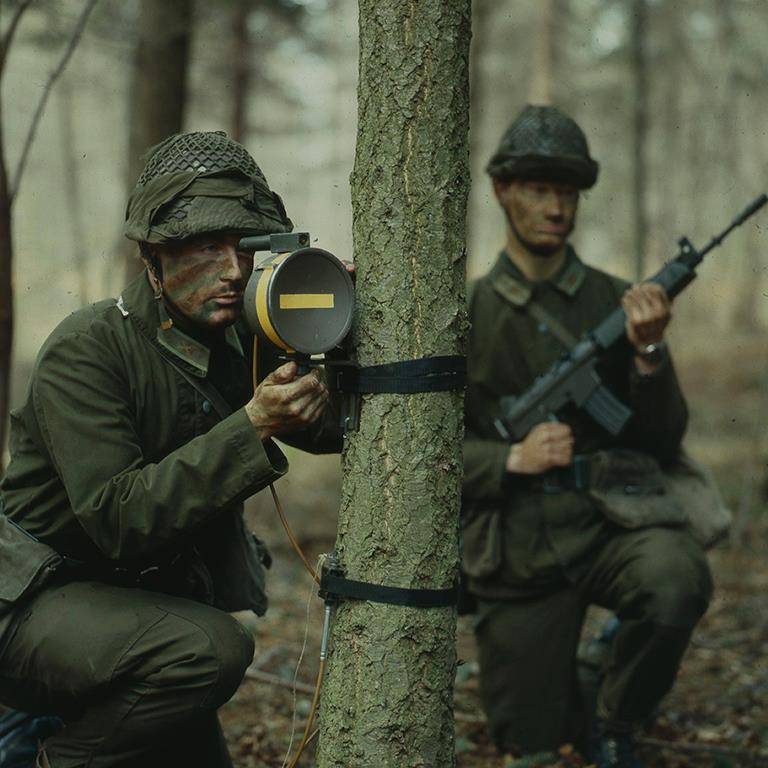 欧洲老照片:冷战时期的瑞典军队