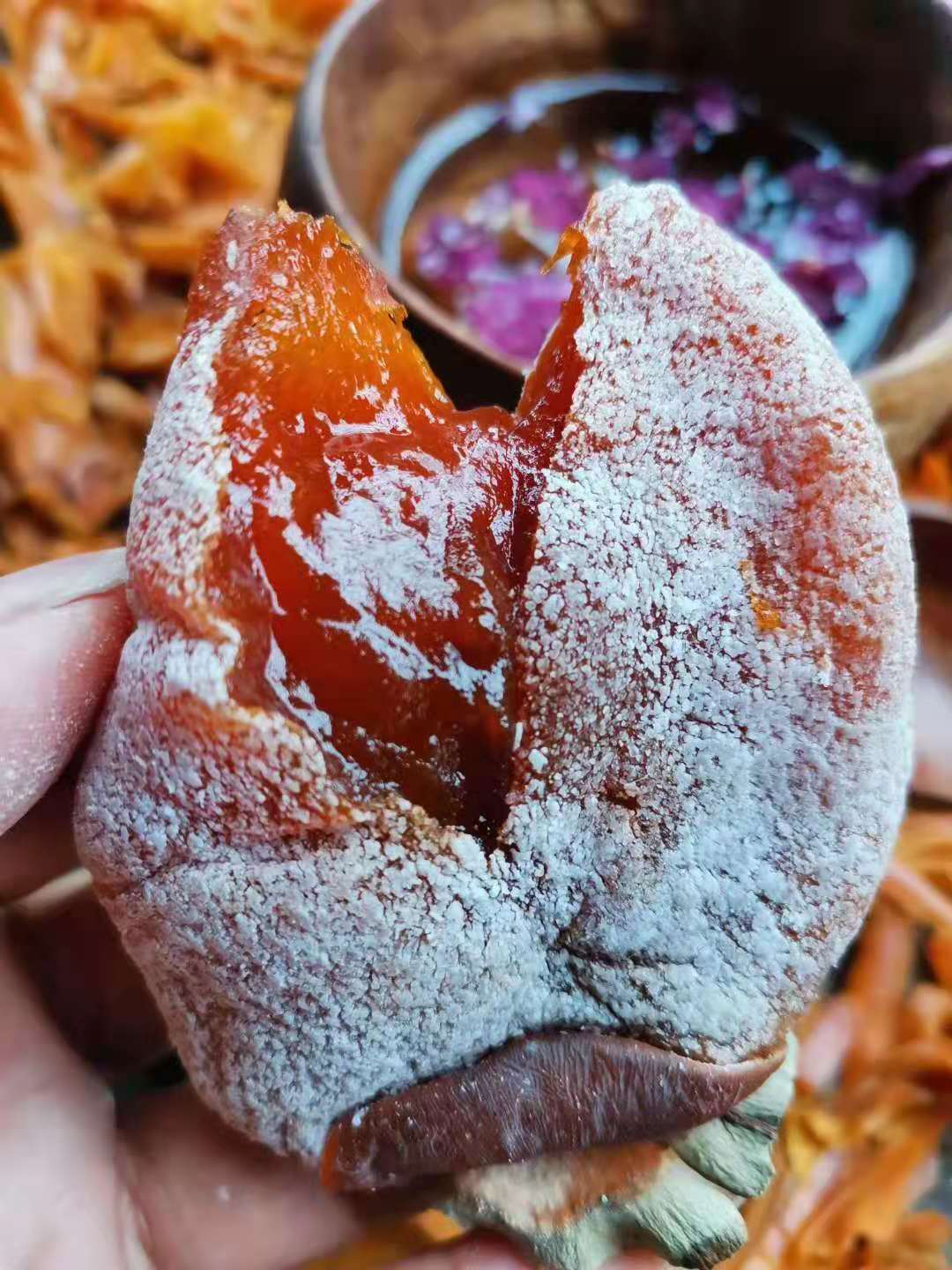 正宗富平柿饼冷冻怎么吃