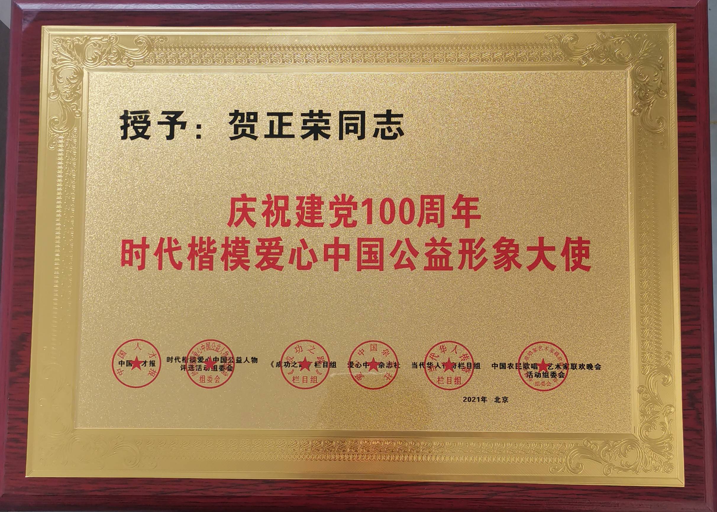 安徽高级教师中国内地华语女歌手贺正荣获"时代楷模爱