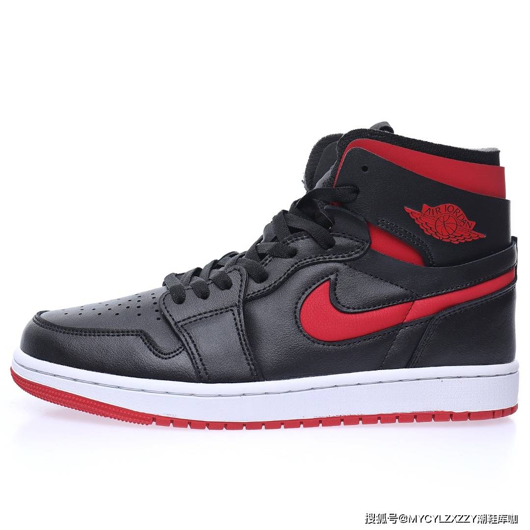 Wmns 耐克Nike Wmns Air Jordan 1 Zoom CMFT&quot;Bred&quot;AJ1乔丹中帮黑红公牛