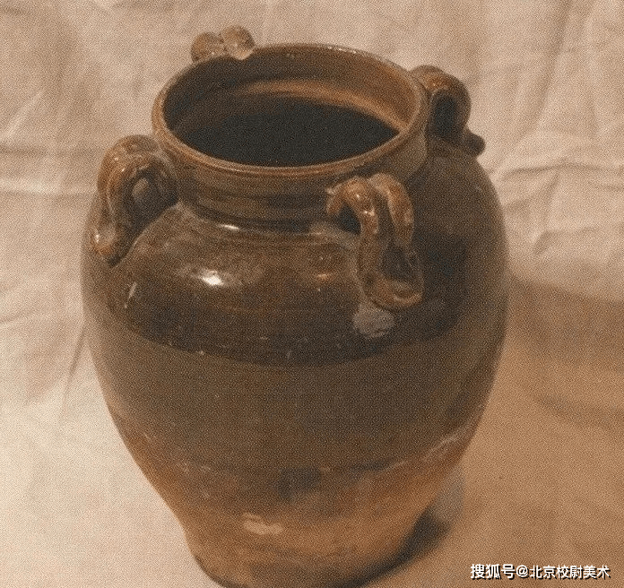 校尉美术:单个罐子色彩静物作画步骤