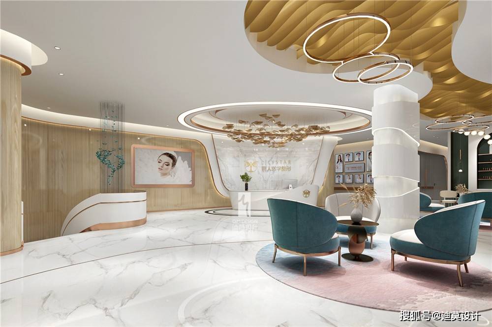 中原地区打造高级感的医美整形机构设计效果 设计让美业空间更美
