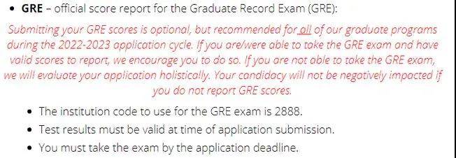 成绩|美国22年又一波研究生申请恢复GRE成绩要求 部分接受GRE家考成绩