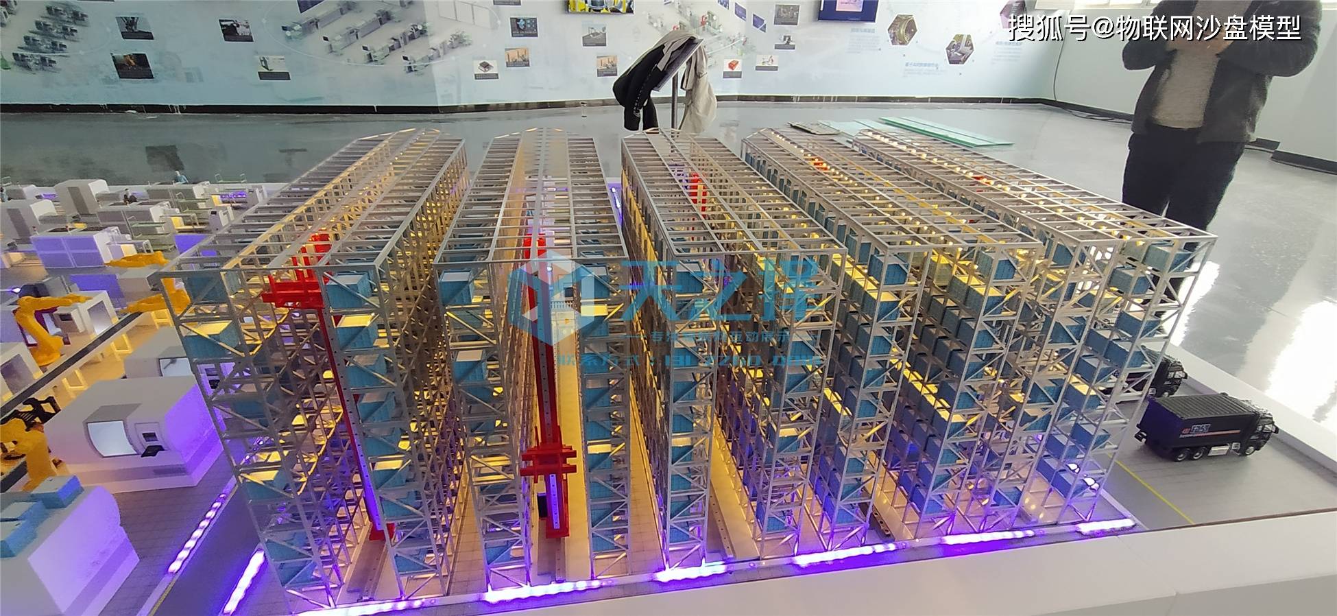 立体仓库模型设备机床沙盘自动化机械化流程模型沙盘